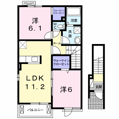 ユニゾン・Ｍ 201【管理NO：1-018428901-02010】 ★家具家電は申し込み後に搬入します★ ★2026年09月上旬入居可能★の物件画像
