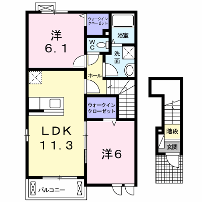 クリスタル・ヒル　Ⅰ 201【管理NO：1-016918401-02010】 ★家具家電は申し込み後に搬入します★ ★2026年09月中旬入居可能★の物件画像