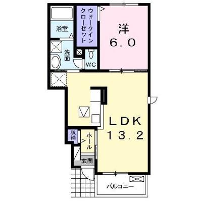 サウス　ウィンド　Ａ 102【管理NO：1-021323801-01020】 ★家具家電は申し込み後に搬入します★ ★2026年08月下旬入居可能★の物件画像