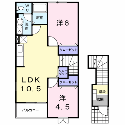 ソレーユＦ 201【管理NO：1-012158102-02010】 ★家具家電は申し込み後に搬入します★ ★2026年08月下旬入居可能★の物件画像