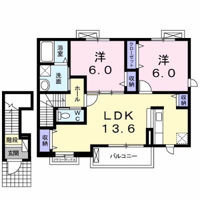 ナックサクラニュータウンＢ 202【管理NO：1-017502102-02020】 ★家具家電は申し込み後に搬入します★の物件画像