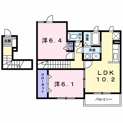 プリュジュールＡ 203【管理NO：1-014556401-02030】 ★家具家電は申し込み後に搬入します 2026年10月上旬入居可能の物件画像
