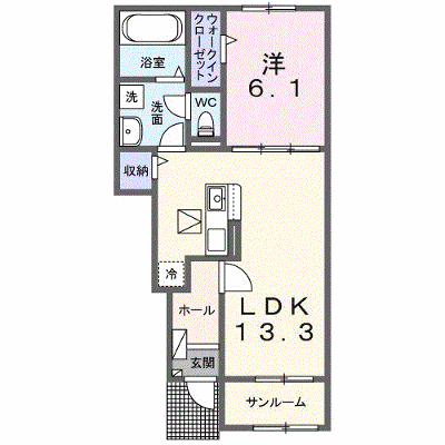フラン　メゾン　オーブ 103【管理NO：1-027514201-01030】 ★家具家電は申し込み後に搬入します★ ★2026年09月中旬入居可能★の物件画像