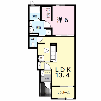 サニーレジデンスⅡ 103【管理NO：1-022566702-01030】 ★家具家電は申し込み後に搬入します★の物件画像