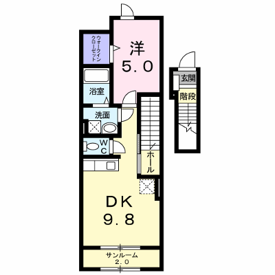 ヴィア　シエロ 203【管理NO：1-016536001-02030】 ★家具家電は申し込み後に搬入します 2026年09月中旬入居可能の物件画像
