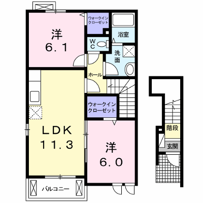 プラシード・アルバ 201【管理NO：1-016577601-02010】 ★家具家電は申し込み後に搬入します 2026年10月中旬入居可能の物件画像