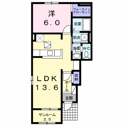 フレスクーラ蟻ヶ崎Ⅲ 101【管理NO：1-018401603-01010】 ★家具家電は申し込み後に搬入します★ ★2026年09月中旬入居可能★の物件画像