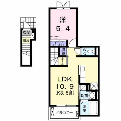 グレイスメゾン 203【管理NO：1-022246901-02030】 ★家具家電は申し込み後に搬入します★ ★2026年09月上旬入居可能★の物件画像
