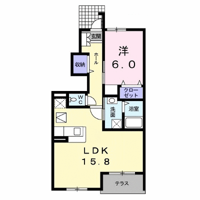 グレイス・パークＡ 103【管理NO：1-017047401-01030】 ★家具家電は申し込み後に搬入します★ ★2026年09月上旬入居可能★の物件画像