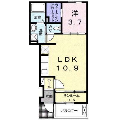 ファータ・カーザ 102【管理NO：1-018075502-01020】 ★家具家電は申し込み後に搬入します★ ★2026年09月上旬入居可能★の物件画像