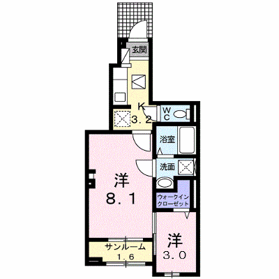 メゾン　ボンヌシャンス 103【管理NO：1-024707301-01030】 ★家具家電は申し込み後に搬入します 2026年09月上旬入居可能の物件画像