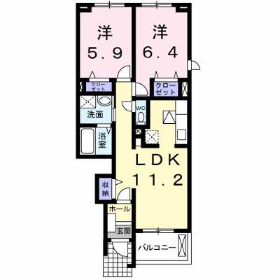 サンレミ・国森Ｂ 105【管理NO：1-015188302-01040】 ★家具家電は申し込み後に搬入します 2026年09月下旬入居可能の物件画像