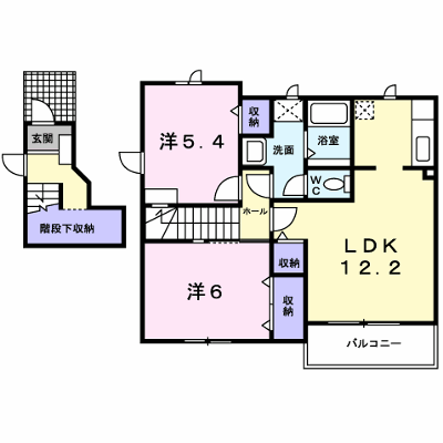 ラ・セゾンⅡ 202【管理NO：1-012674801-02020】 ★家具家電は申し込み後に搬入します★ ★2026年09月上旬入居可能★の物件画像