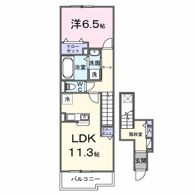 ヴィラ　ドリーム 205【管理NO：1-028628701-02040】 ★家具家電は申し込み後に搬入します★の物件画像