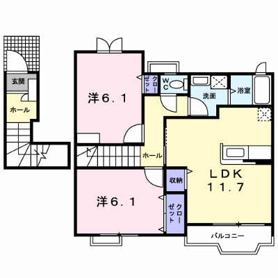 フォレスト・ケイ弐番館 202【管理NO：1-012979401-02020】 ★家具家電は申し込み後に搬入します★ ★2026年08月下旬入居可能★の物件画像