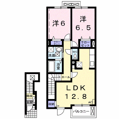 カーサブローテ 205【管理NO：1-015253901-02040】 ★家具家電は申し込み後に搬入します★の物件画像