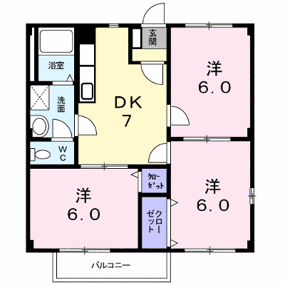 レインボーハイツ 101【管理NO：1-004395801-01010】 ★家具家電は申し込み後に搬入します★ ★2026年09月中旬入居可能★の物件画像