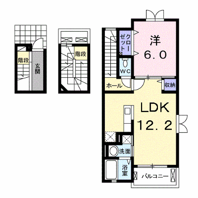 ルミナスＣ 301【管理NO：1-021376903-03010】 ★家具家電は申し込み後に搬入します★ ★2026年08月中旬入居可能★の物件画像