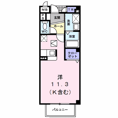 マルベリーⅡ 101【管理NO：1-013294702-01010】 ★家具家電は申し込み後に搬入します★の物件画像