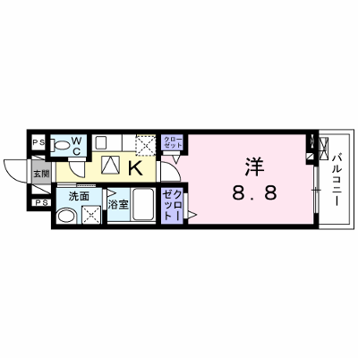 シャトーエレガント 108【管理NO：1-026763801-01070】 ★家具家電は申し込み後に搬入します 2026年09月中旬入居可能の物件画像