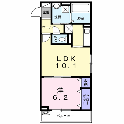 パレフローラ 203【管理NO：1-025768101-02030】 ★家具家電は申し込み後に搬入します 2026年09月中旬入居可能の物件画像