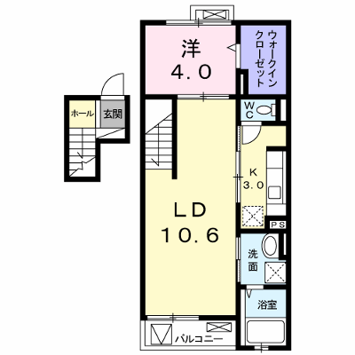 Ｌａ　Ｌｕｃｅ 401【管理NO：1-018506001-04010】 ★家具家電は申し込み後に搬入します★の物件画像