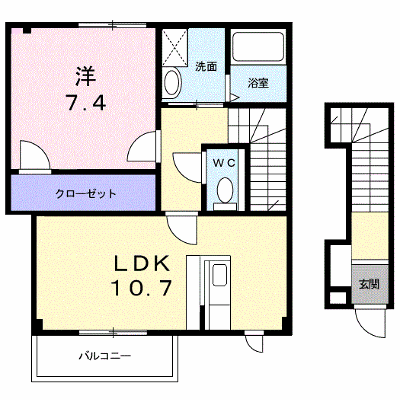イノセント　エンジェル 206【管理NO：1-011940801-02050】 ★家具家電は申し込み後に搬入します★ ★2026年08月下旬入居可能★の物件画像