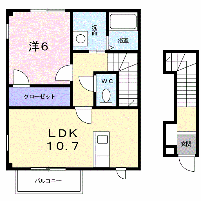 イノセント　エンジェル 201【管理NO：1-011940801-02010】 ★家具家電は申し込み後に搬入します★ ★2026年08月中旬入居可能★の物件画像