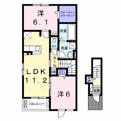 コーネリア西浜Ⅰ 201【管理NO：1-025424101-02010】 ★家具家電は申し込み後に搬入します★ ★2026年09月下旬入居可能★の物件画像