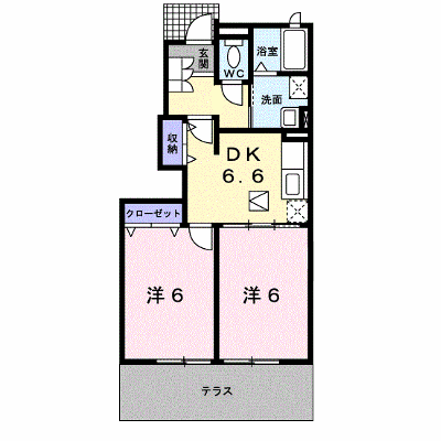 カルム　Ｂ 104【管理NO：1-014467301-01040】 ★家具家電は申し込み後に搬入します★ ★2026年09月上旬入居可能★の物件画像