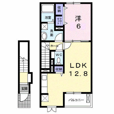 アンジュ・Ｋ 204【管理NO：1-023730201-02040】 ★家具家電は申し込み後に搬入します★ ★2026年09月中旬入居可能★の物件画像