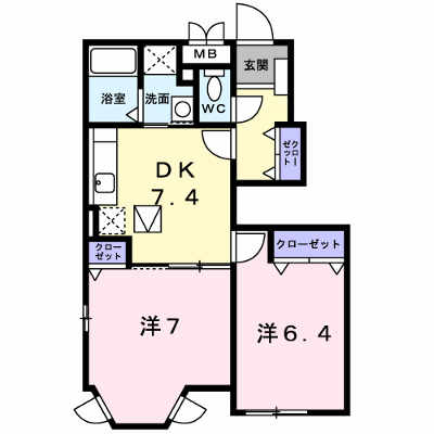 グレイスＫ　Ｄ 105【管理NO：1-013763304-01040】 ★家具家電は申し込み後に搬入します★の物件画像
