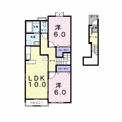 Ｓｔ．メゾン．Ｄ　Ｂ 203【管理NO：1-013233002-02030】 ★家具家電は申し込み後に搬入します★ ★2026年09月中旬入居可能★の物件画像