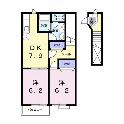 サンフラワー 203【管理NO：1-009473901-02030】 ★家具家電は申し込み後に搬入します★の物件画像
