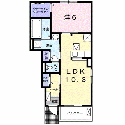 ディリジェントファイブＡ 103【管理NO：1-025160701-01030】 ★家具家電は申し込み後に搬入します 2026年08月中旬入居可能の物件画像