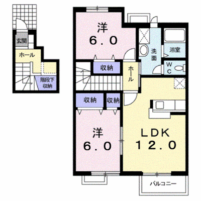 リヴィエールＢ 202【管理NO：1-011963401-02020】 ★家具家電は申し込み後に搬入します★の物件画像