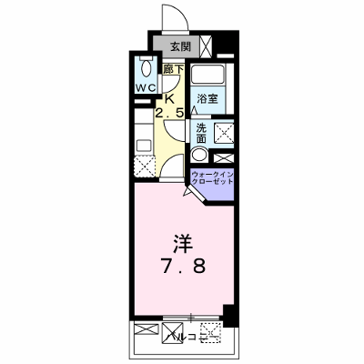 ニュー和ハイツ 406【管理NO：1-025883001-04050】 ★家具家電は申し込み後に搬入します★ ★2026年09月上旬入居可能★の物件画像