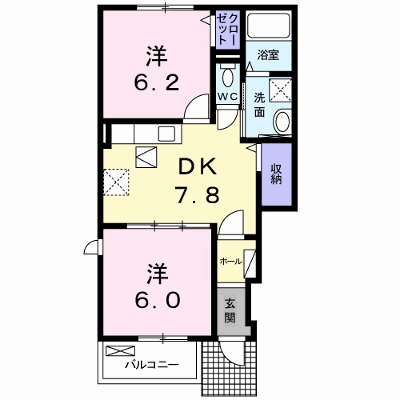 エンジェルスマイリー 101【管理NO：1-020140401-01010】 ★家具家電は申し込み後に搬入します★ ★2026年09月中旬入居可能★の物件画像