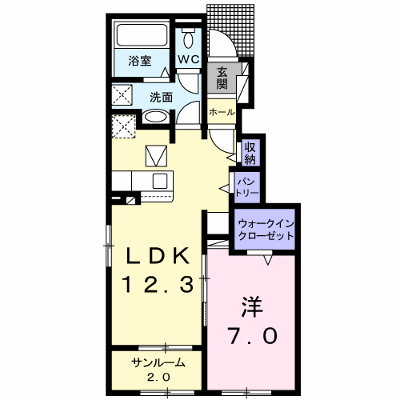 ラッフィナート　カーサ 105【管理NO：1-024852501-01050】 ★家具家電は申し込み後に搬入します★ ★2026年09月中旬入居可能★の物件画像
