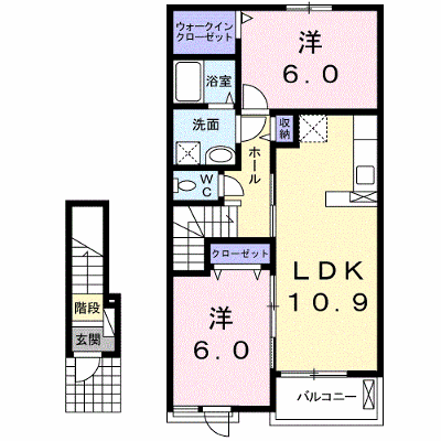 フィオーレ　月 202【管理NO：1-021926001-02020】 ★家具家電は申し込み後に搬入します★ ★2026年09月中旬入居可能★の物件画像