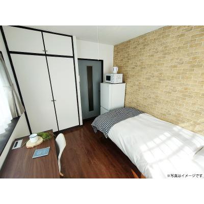 ユニオンマンスリー清瀬１　407　1K・シングル☆【禁煙ルーム】人気の角部屋/安心のモニター付きインターフォン完備/デスク・チェア＆たっぷり収納2ドア冷蔵庫など生活家電のあるお部屋の物件画像
