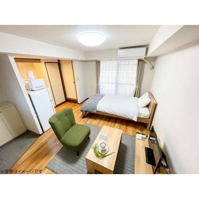 ユニオンマンスリー聖蹟桜ヶ丘４　202　1R・シングル☆【禁煙ルーム】来客時にも安心のモニター付きインターフォン完備♪ローテーブル・ソファのあるお部屋/京王線特急停車駅の物件画像