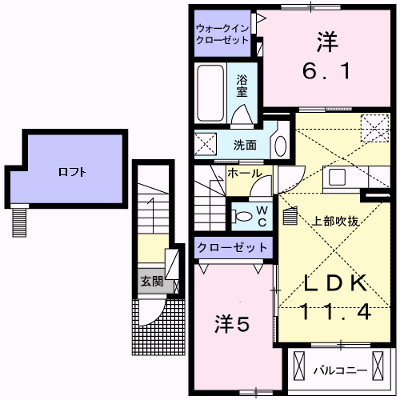 グラースＡ 202【管理NO：1-022294201-02020】 ★家具家電は申し込み後に搬入します★ ★2026年11月中旬入居可能★の物件画像
