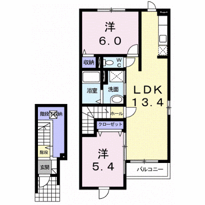 ベイサイト　Ⅱ 204【管理NO：1-016388001-02040】 ★家具家電は申し込み後に搬入します★ ★2026年09月中旬入居可能★の物件画像