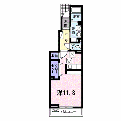 ラディアⅠ 103【管理NO：1-022516601-01030】 ★家具家電は申し込み後に搬入します★ ★2026年09月下旬入居可能★の物件画像