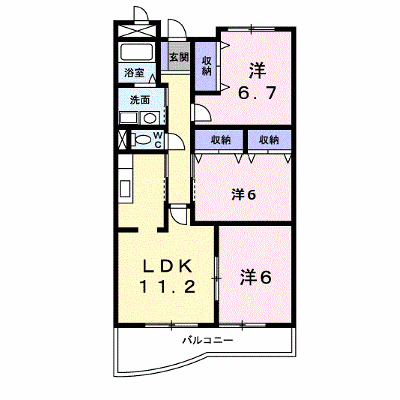 コンフォート・スクエア 302【管理NO：1-010583301-03020】 ★家具家電は申し込み後に搬入します★の物件画像