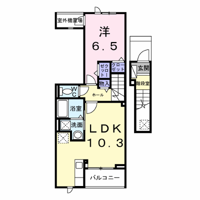 メゾン　フラン 202【管理NO：1-028018501-02020】 ★家具家電は申し込み後に搬入します★の物件画像