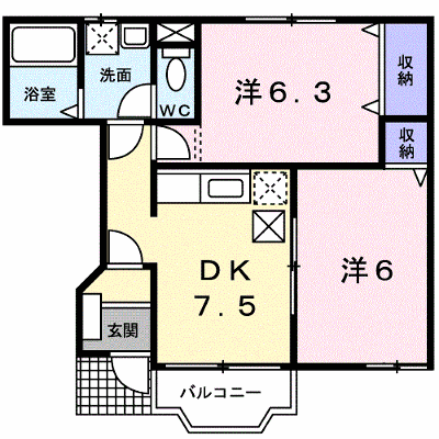ヴィラ　エクセレントＢ 102【管理NO：1-010998702-01020】 ★家具家電は申し込み後に搬入します 2026年08月下旬入居可能の物件画像