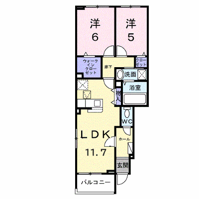 ベル　エリタージュ 101【管理NO：1-028578701-01010】 ★家具家電は申し込み後に搬入します★ ★2027年02月上旬入居可能★の物件画像
