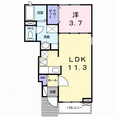 バンブー・ビレッジ 103【管理NO：1-014959801-01030】 ★家具家電は申し込み後に搬入します★ ★2026年09月中旬入居可能★の物件画像